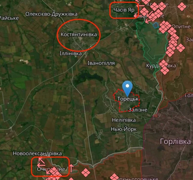 Военен анализатор: Руснаците се опитват да формират флангове за обкръжаване на Торецк