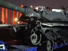 Русия показва американски танк Abrams на изложението на трофейна западна техника в Москва