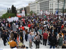 Гърците поискаха увеличение на заплатите на първомайски протест