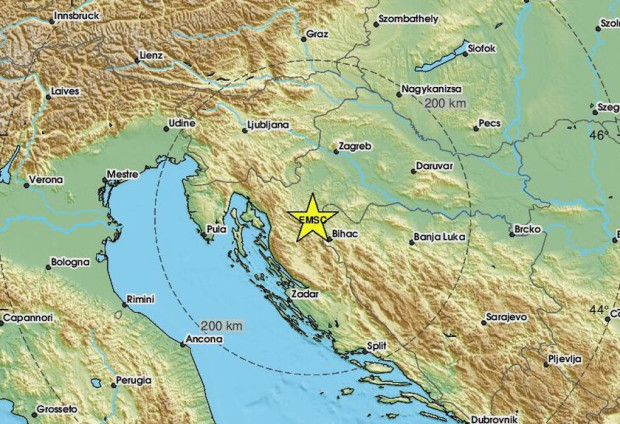 Земетресение от 3 5 по Рихтер разлюля Хърватия то е и