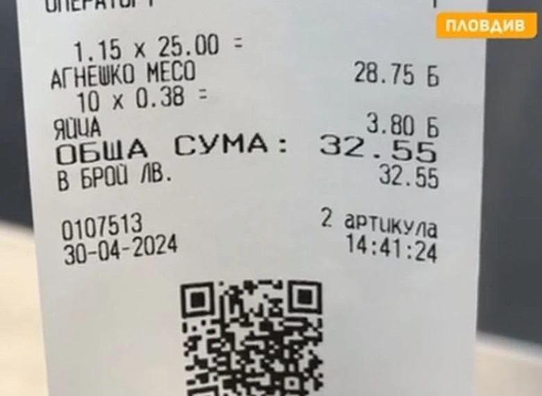 Репортерка на bTV излезе да пазарува за Великден в Пловдив, показа касовата бележка