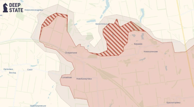 DeepState: Ситуацията на фронта в Донецка област се промени сериозно, руснаците напредват към редица населени места