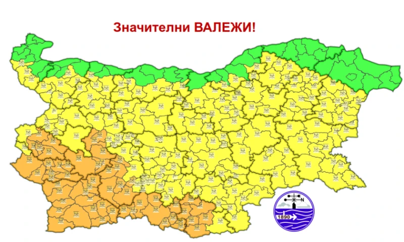 Лошо време на Разпети петък, удрят ни бури и градушки