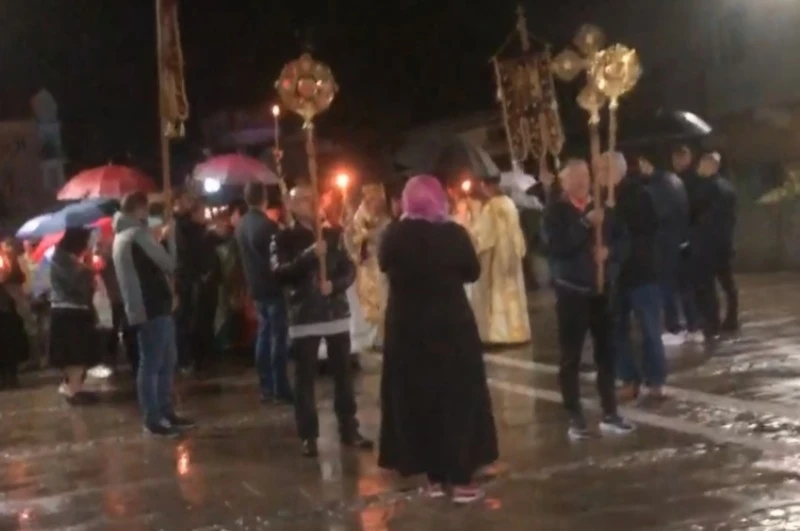 В най-тъжния ден от Страстната седмица: Литийно шествие в Благоевград