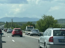 Серия от инциденти на магистрала "Тракия", максималната скорост е между 60 и 80 км/ч