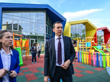 Васил Терзиев присъства на Деня на отворени врати в новата детска градина в "Горна баня"
