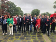 Кандидатите за народни представители от листата на БСП Пловдив участваха в градското честване на 9 май