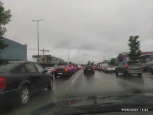 Огромно задръстване по Южната дъга на околовръстния път в София