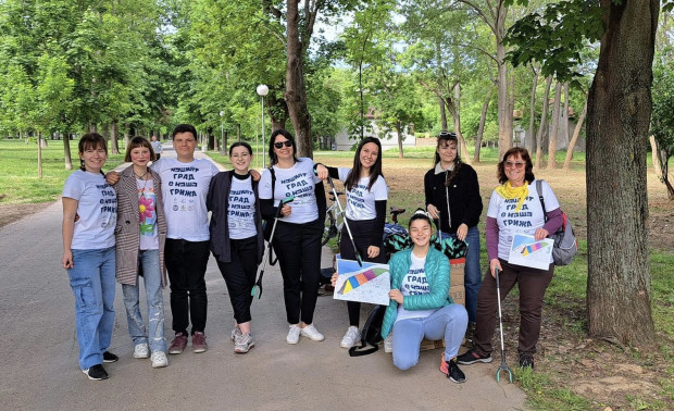 "Нашият град е наша грижа": Ученици от Русе с мащабно пролетно почистване