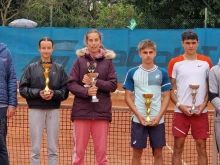 Александър Митев и Рада Колева станаха двойни шампиони на Държавен тенис турнир до 16 г. в Русе