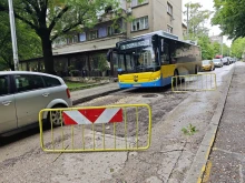 Пуснаха градския транспорт по една от най-засегнатите от проливния дъжд улици в Плевен
