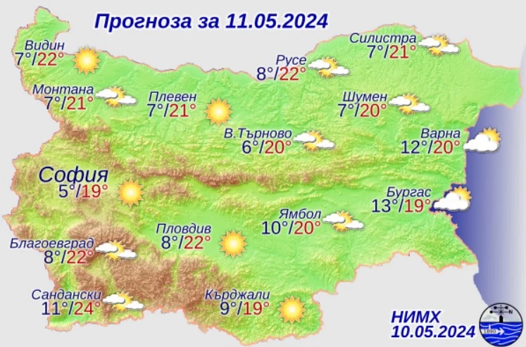 В събота ще си отдъхнем от лошото време