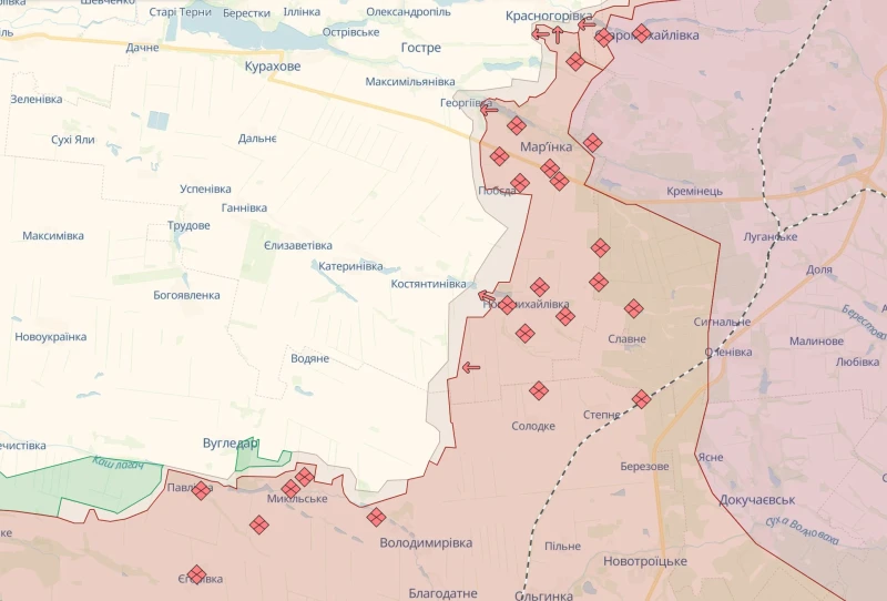 DeepState: Руснаците настъпват към Красногоровка, а в района на Харков се насочват към основната цел-Липци