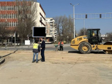 Временна организация на движението по пловдивски булевард от днес