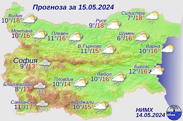 Връхлитат ни дъжд и бури, жълт код за опасно време