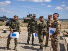 Формирования от Сухопътните войски участваха в тактическо учение на многонационалната бойна група на НАТО в България