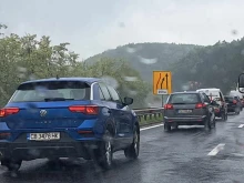 Фенове на Ботев в огромно задръстване на магистрала "Тракия"