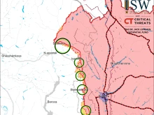 ISW: Русия е напреднала с до 8 км в северната част на Харковска област, има напредък и на други направления