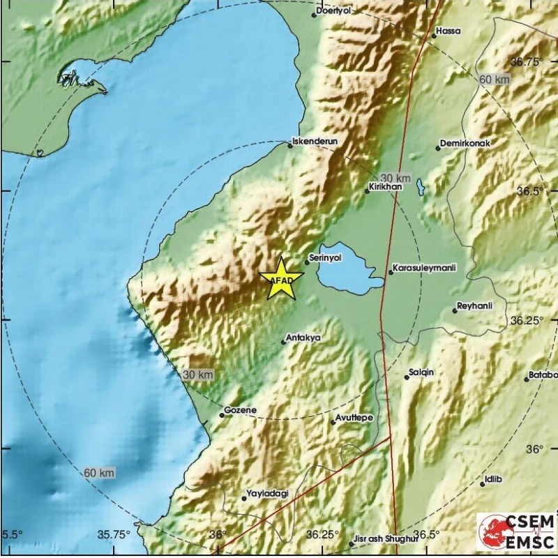 Земетресение от 3,1 по Рихтер разлюля Турция