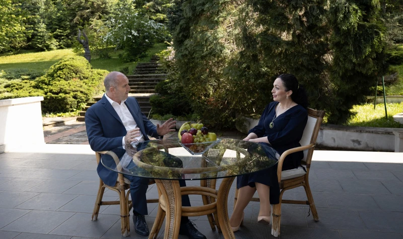 Радев се срещна с президента на Косово в резиденцията в "Бояна"