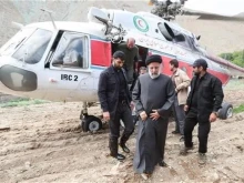 Падна хеликоптерът на президента на Иран