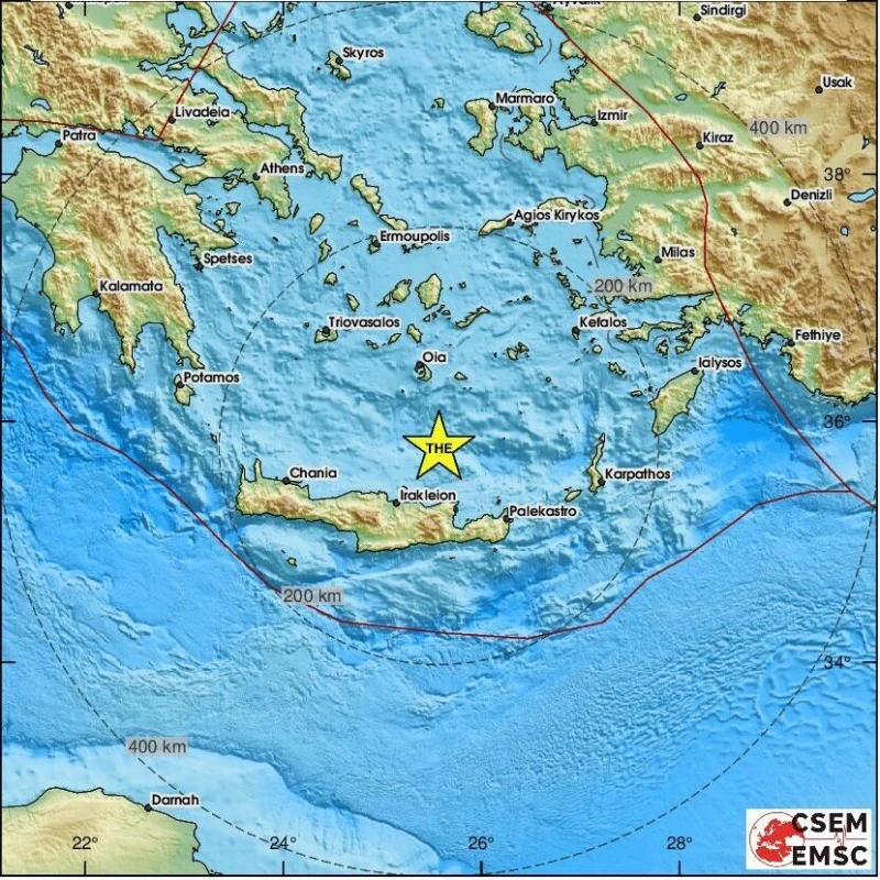 Земетресенията на Крит не спират, нов трус разлюля острова