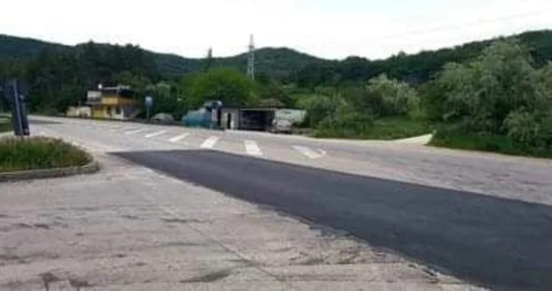 Проблем: Положиха асфалт на мястото на смъртоносната катастрофа с кола на НСО и Кирил Петков