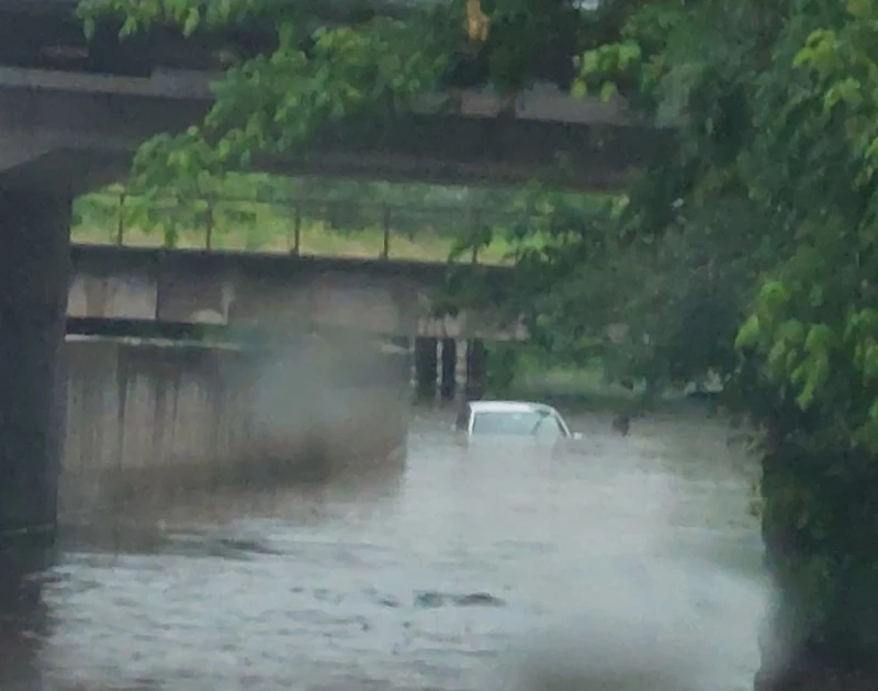 Столичанин: Две коли са удавени до таваните, реката прелива!
