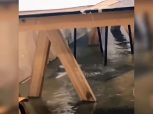 Обилните валежи наводниха столичен университет