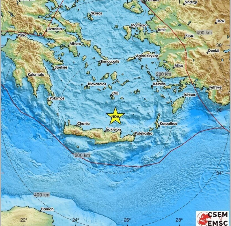 Ново и по-силно земетресение разтърси Крит