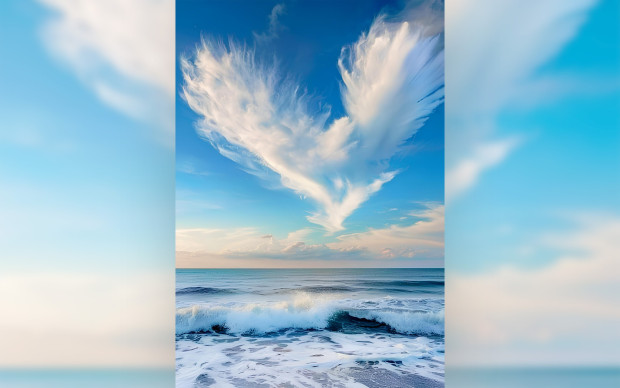 Ангелски крила се разтвориха над морето в Балчик