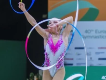 България поведе в отборната надпревара на Европейското по художествена гимнастика