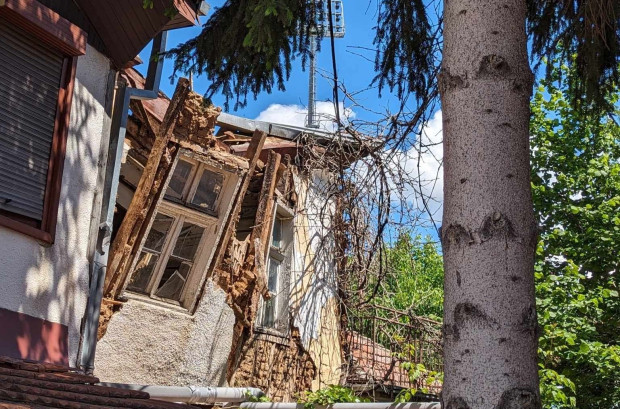 Част от къщата на писателя Димитър Талев в Прилеп, Северна
