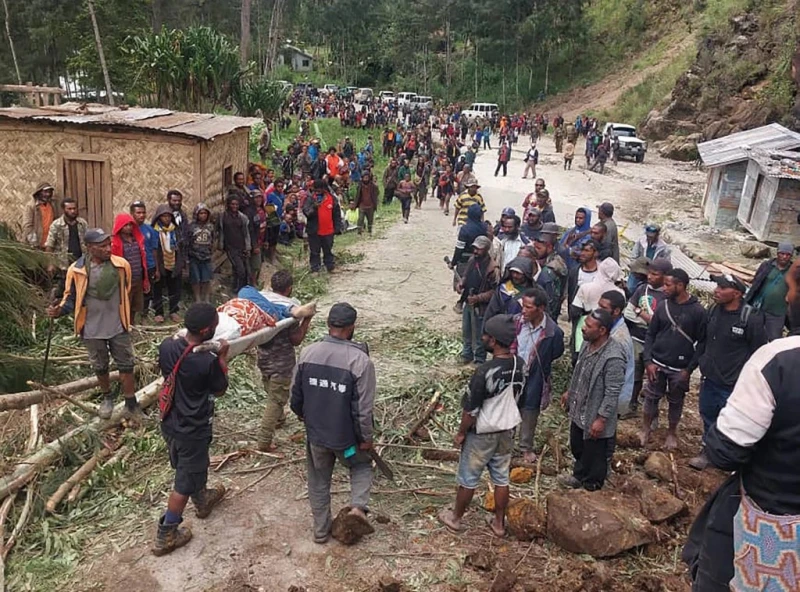 Стотици загинали след активизиране на свлачище в Папуа Нова Гвинея