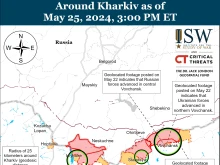 ISW: ВСУ контраатакуват на Харковско направление, Русия напредва в района на Донецк