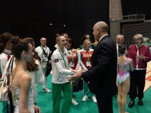 Президентът поздрави българските състезателки от Европейското първенство по художествена гимнастика в Будапеща