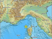 Земетресение от 3,6 по Рихтер разлюля остров Корсика