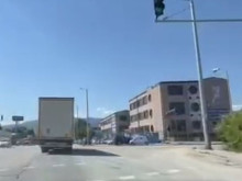Транспортен хаос около Митницата в Пловдив