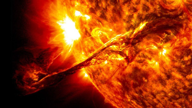 Слънчево изригване от най висок клас е регистрирано днес 27 май съобщиха учени от