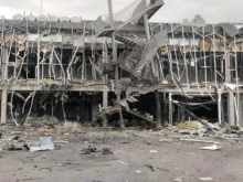 Руските войски атакуваха летище "Запорожие" с ракета Х-59, терминалът е напълно разрушен