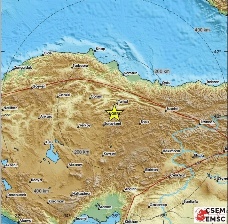Земетресение от 3,1 по Рихтер разлюля Турция