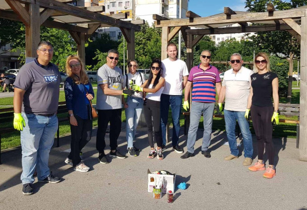 TD Районната организация на ГЕРБ в Тракия проведе инициатива за благоустрояване