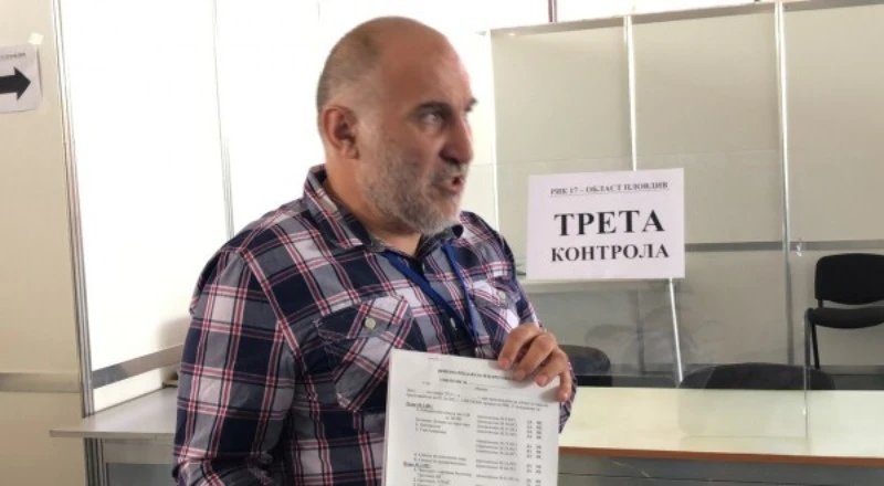 Председателят на 17 РИК Пловдив-област: Не може да се гласува с машина само за депутати в НС