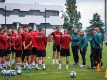 Националите по футбол започнаха подготовка в Бояна