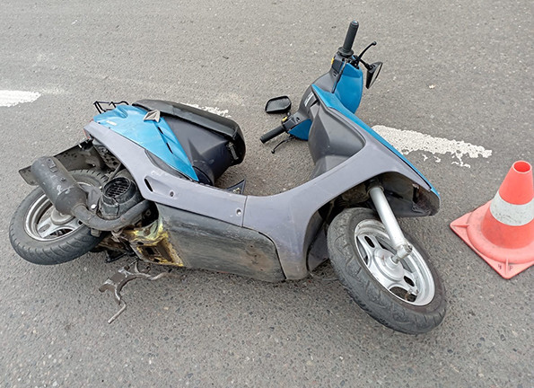 Катастрофа с мотопед е станала във Варна За щастие пострадалия