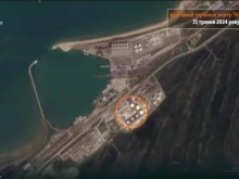 ВСУ удариха петролната база на пристанище "Кавказ" в Крим, сателитни снимки показват щетите