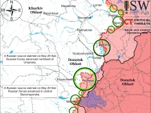 ISW: Руските сили напредват на Донецкото направление и в района на Красногоровка