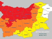 Meteo Bulgaria с ексклузивно предупреждение: Най-висока степен на опасност в понеделник!