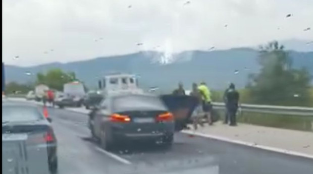 Четирима души са пострадали след тежкото ПТП на магистрала Тракия
