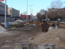 Минусови температури бавят южното платно на бул. "България"